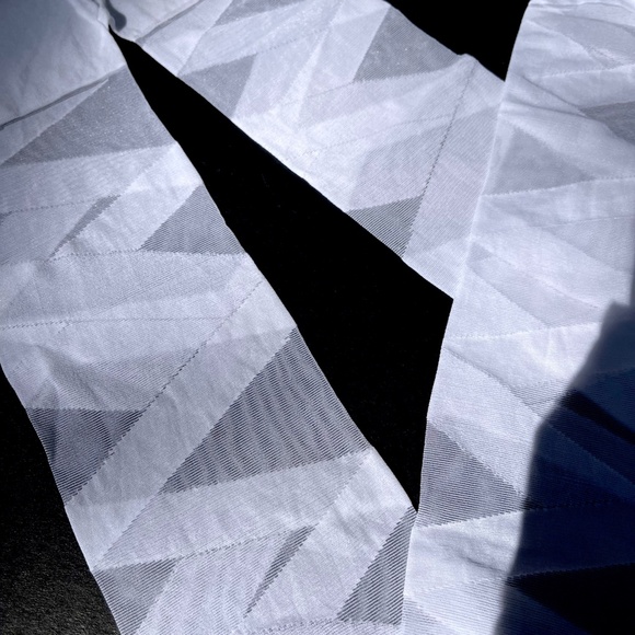 White Bandage Tights OS Mummy Costume Striped Criss Cross Sheer Y2k Halloween Pa - Picture 4 of 10